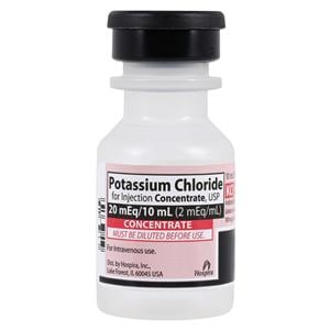 Potassium Chloride Injection 2mEq/mL SDV 10mL Each