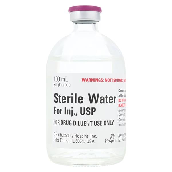 Sterile Water Injection SDV 100mL 100mL/Vl