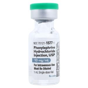 Phenylephrine HCl Injection 10mg/mL SDV 1mL/Vl