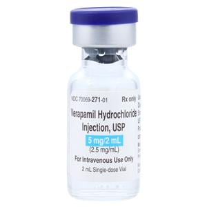 Verapamil HCl Injection 2.5mg/mL SDV 2mL Each