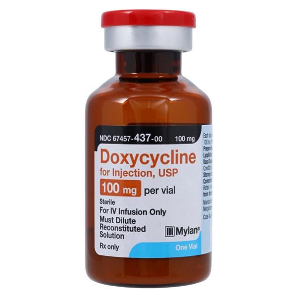 Doxycycline Injection 100mg/vl Powder SDV 1/Vl