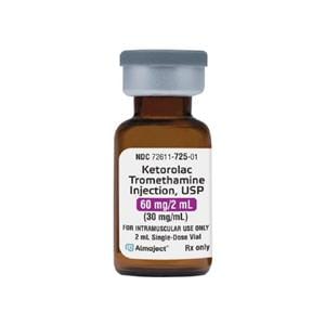 Ketorolac Tromethamine IM Injection 30mg/mL SDV 2mL/Vl