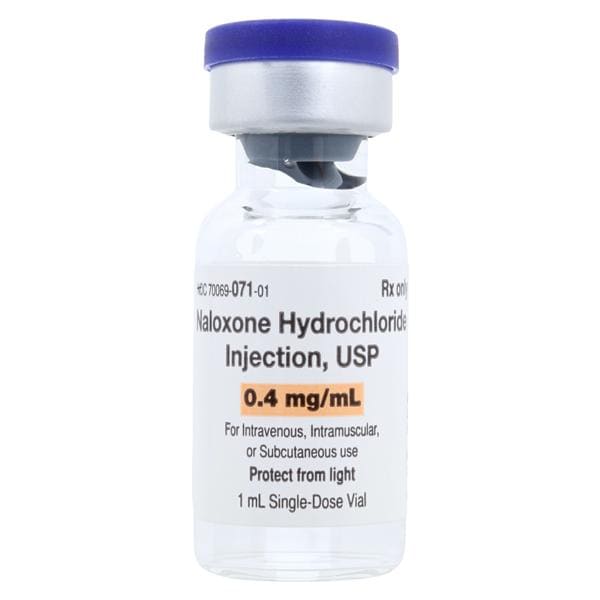 Naloxone HCl Injection 0.4mg/mL SDV 1mL 1mL/Vl