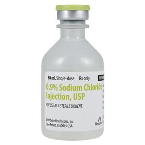 Sodium Chloride Injection 0.9% SDV 50mL Each