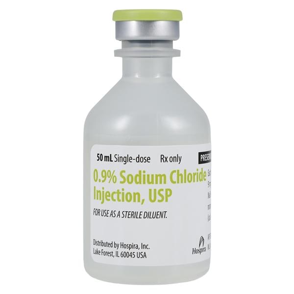 Sodium Chloride Injection 0.9% SDV 50mL Each