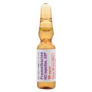 Promethazine HCl Injection 50mg/mL Ampule 1mL Each