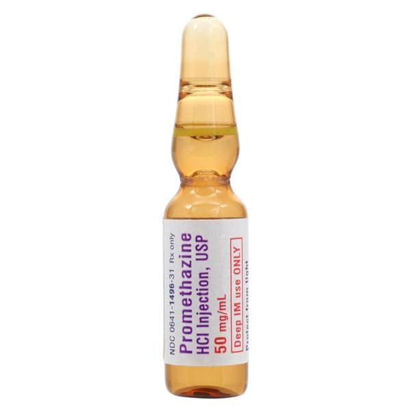 Promethazine HCl Injection 50mg/mL Ampule 1mL/AMP