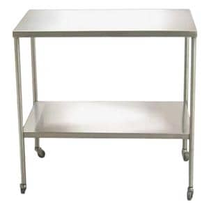 Instrument Table 20x48x34" Swivel Casters