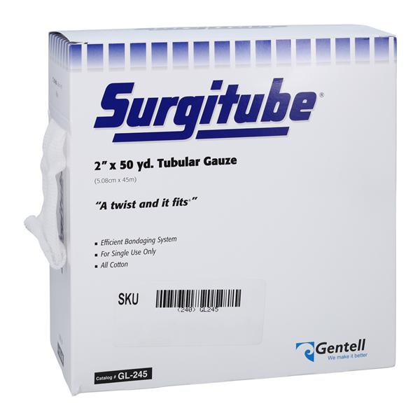 Surgitube Gauze Gauze Cotton 2"x50yd White Non-Sterile Ea