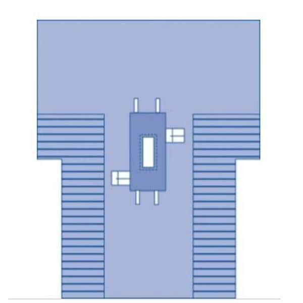Proxima 138x112x99" Sterile Surgical Drape 4x12" Fenestrated
