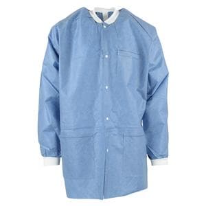 Extra-Safe Jacket 3 Layer SMS X-Large Ceil Blue 10/Pk