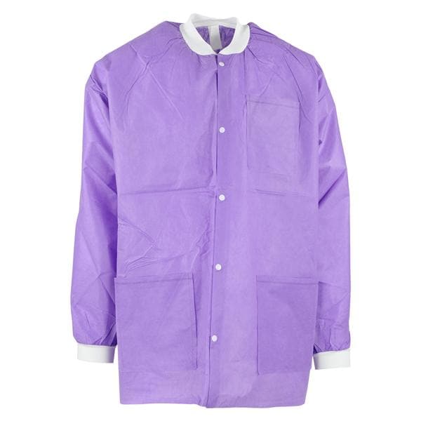 Extra-Safe Jacket 3 Layer SMS X-Large Purple 10/Pk, 10 PK/CA