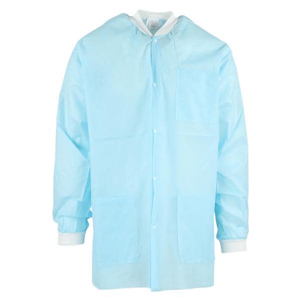 Extra-Safe Jacket 3 Layer SMS X-Small Sky Blue 10/Pk