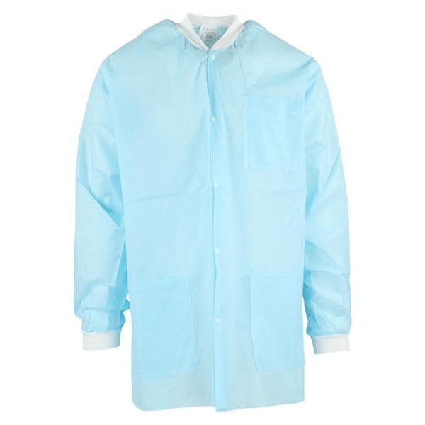 Extra-Safe Jacket 3 Layer SMS Small Sky Blue 10/Pk, 10 PK/CA