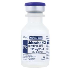 Lidocaine HCl Injection 1% MDV 20mL/Ea