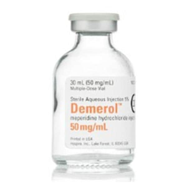 Demerol Injection 50mg/mL MDV 30ml/Vl