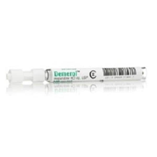 Demerol Injection 100mg/mL Carpuject 1mL 10/Package