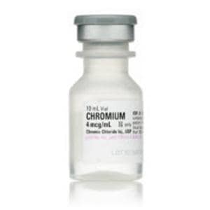 Chromium Injection 4mcg/mL PF SDV 10mL 25/Ca