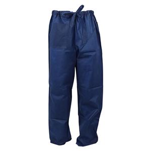 Scrub Pant Spunbonded Polypropylene X-Large Dark Blue 10/Bg