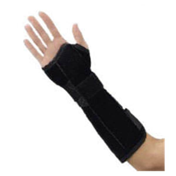 Splint Wrist/Forearm Suede Leatherette 6" Left