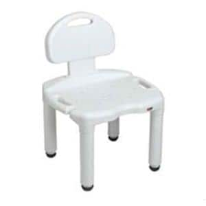 Carex Shower Chair 400lb Capacity Plastic