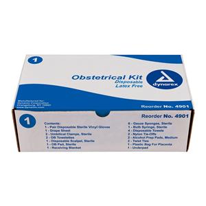 Obstetrical Kit Nitrile Gloves/Sterile Bulb Syringe