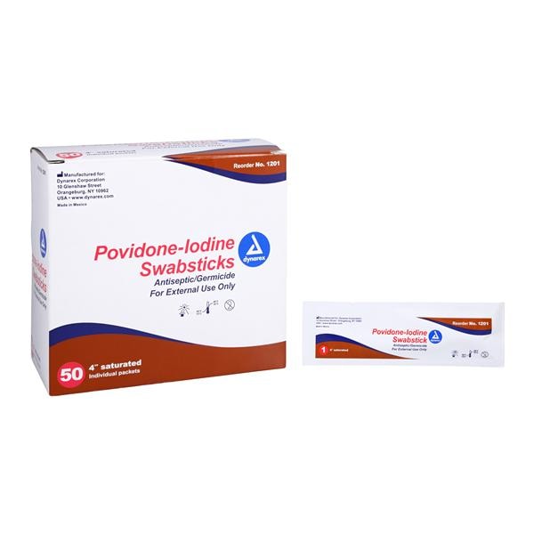 Prep Swabstick PVP Iodine 10% 1's