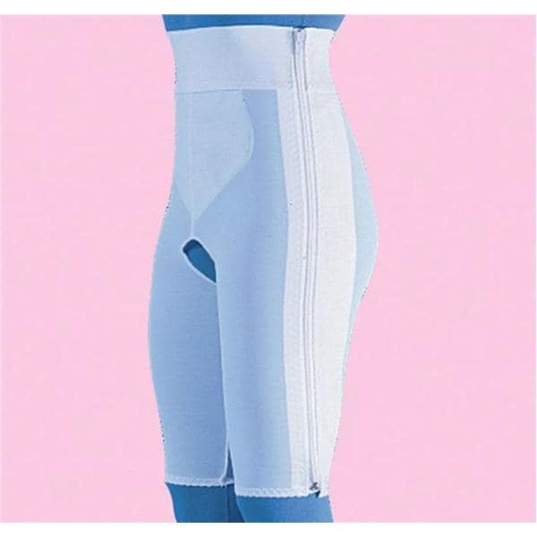 Compression Girdle Above Knee XL 46-50" White