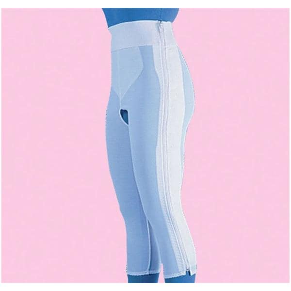 Compression Girdle Below Knee Medium 37-40" White