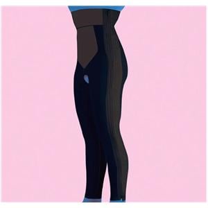 Compression Girdle High Waist/Ankle Length Medium 37-40" Black