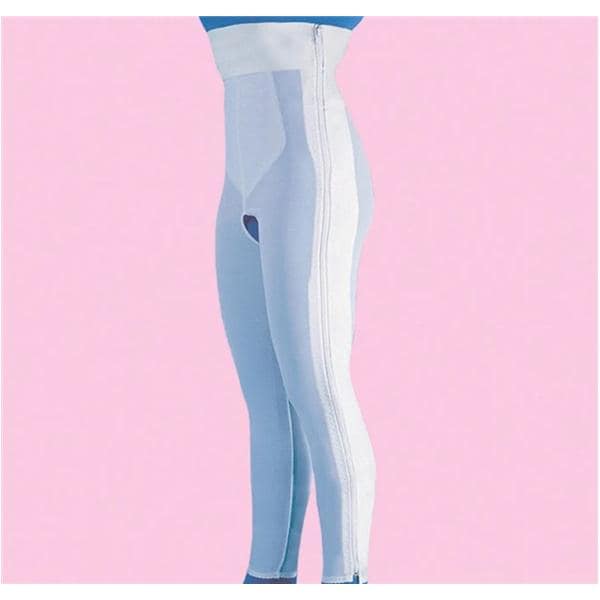 Compression Girdle High Waist/Ankle Length 2XL 51-55" White