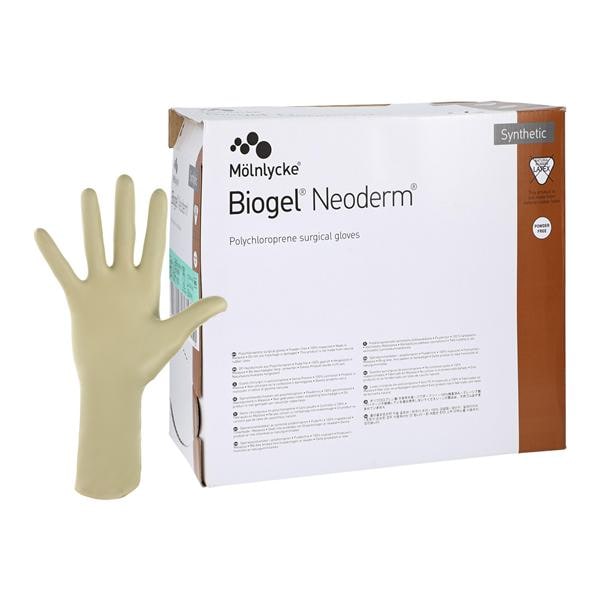 Biogel Neoderm Polychloroprene Surgical Gloves 6.5 Khaki