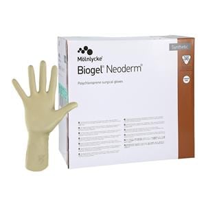 Biogel Neoderm Polychloroprene Surgical Gloves 7.5 Khaki