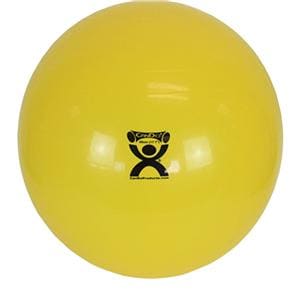 CanDo Exercise Ball Ribbed Plastic 18" Yellow