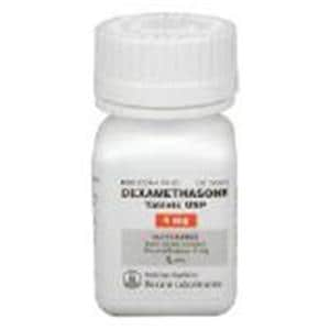 Dexamethasone Tablets 4mg Bottle 100/Bottle Each