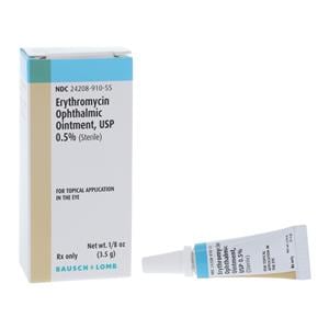 Erythromycin Ophthalmic Ointment 0.5% Tube 3.5gm Each