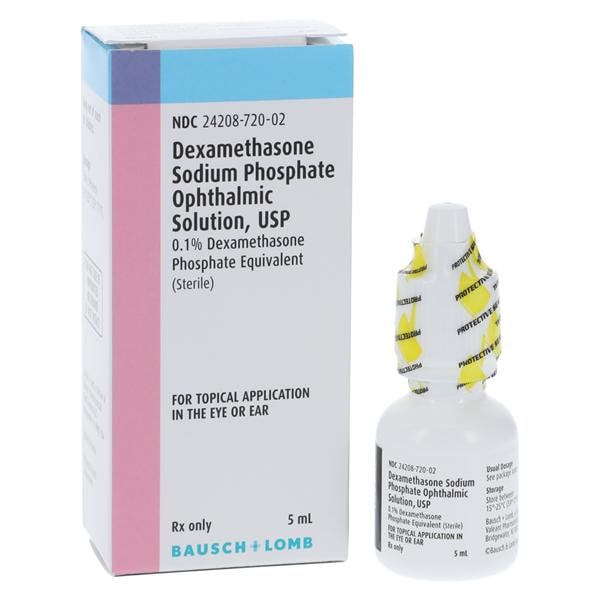 Dexamethasone Ophthalmic Solution 0.10% Bottle 5mL Each