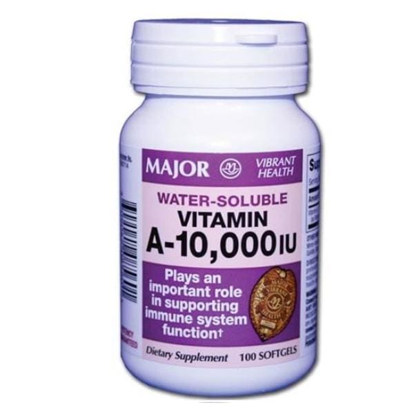 Vitamin A Supplement Capsules 100/Bt