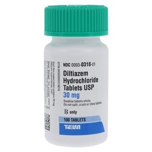 Diltiazem HCl 30mg 100/Bt