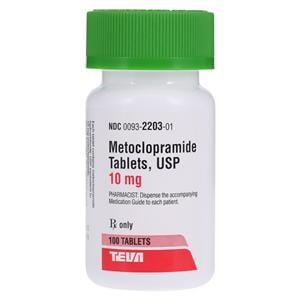 Metoclopramide HCl Tablets 10mg Bottle 100/Bottle Each