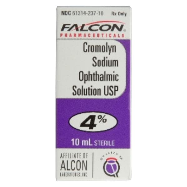 Cromolyn Sodium Ophthalmic Solution 4% Bottle 10mL Each