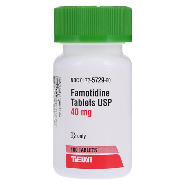 Famotidine Tablets 40mg Bottle 100/Bt