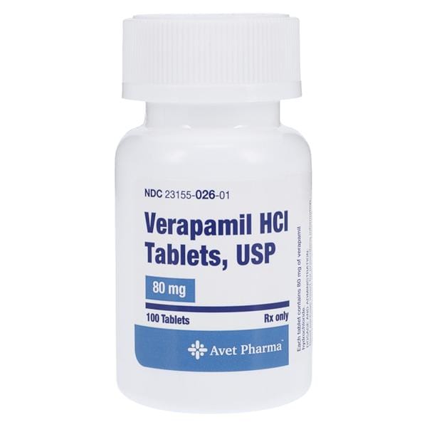 Verapamil HCl 80mg Each