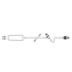 IV Extension Set 16" Male Luer Lock Adapter/Retractable Collar 48/Ca