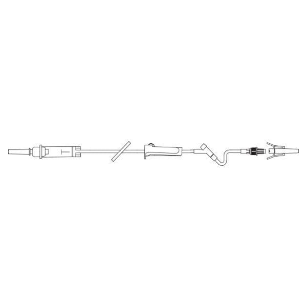 IV Solution Set 10 Drops/mL 76" Intrlnk Inj Site: 6 M LL Adptr Prmry Infs 48/Ca