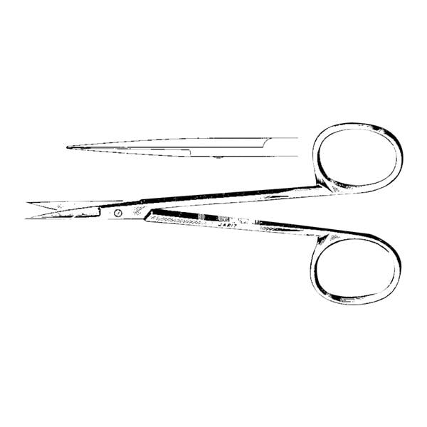 Iris Scissors Straight 4-1/8" Stainless Steel Ea