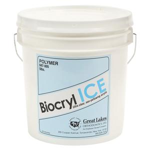 Biocryl ICE Orthodontic Resin Non-Yellowing Acrylic Polymer Clear 5Lb/Pl