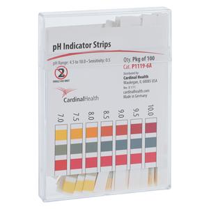 S/P pH Indicator Strip 4.5-10 Long Range 100/Pk