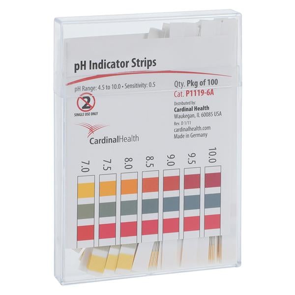 S/P pH Indicator Strip 4.5-10 Long Range 100/Pk