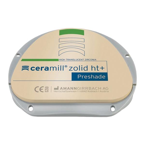 Ceramill Zolid HT+ Zirconia Disc A2 71x20 Ea